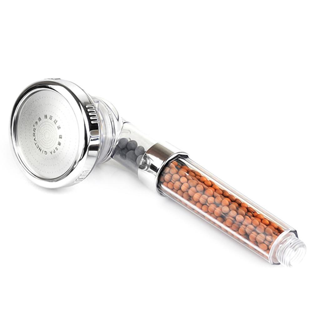 3-standen douchekop met waterfilter