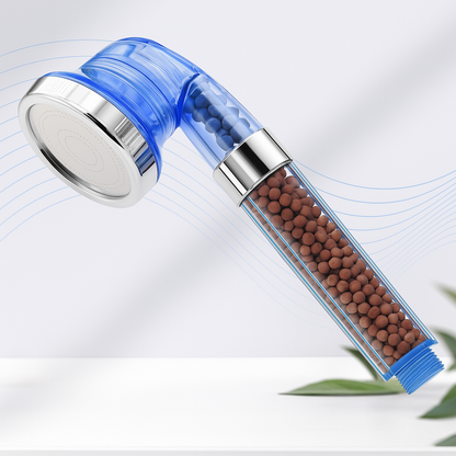 3-standen douchekop met waterfilter