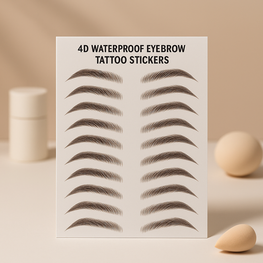 4D Waterdichte Wenkbrauw Tattoo Stickers