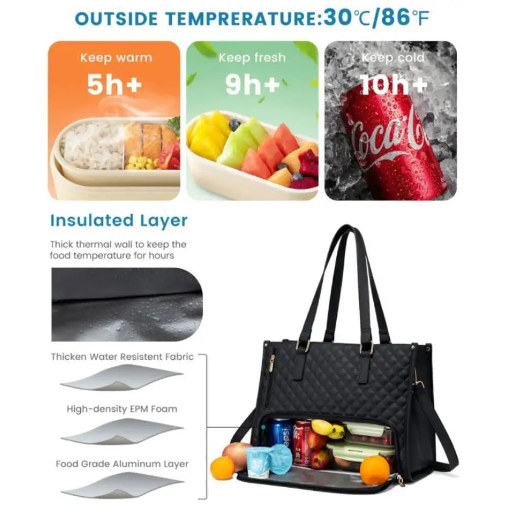 Geïsoleerde lunchtas voor dames