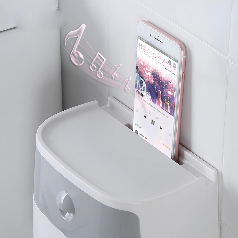 Waterdichte toiletrolhouder voor wandmontage