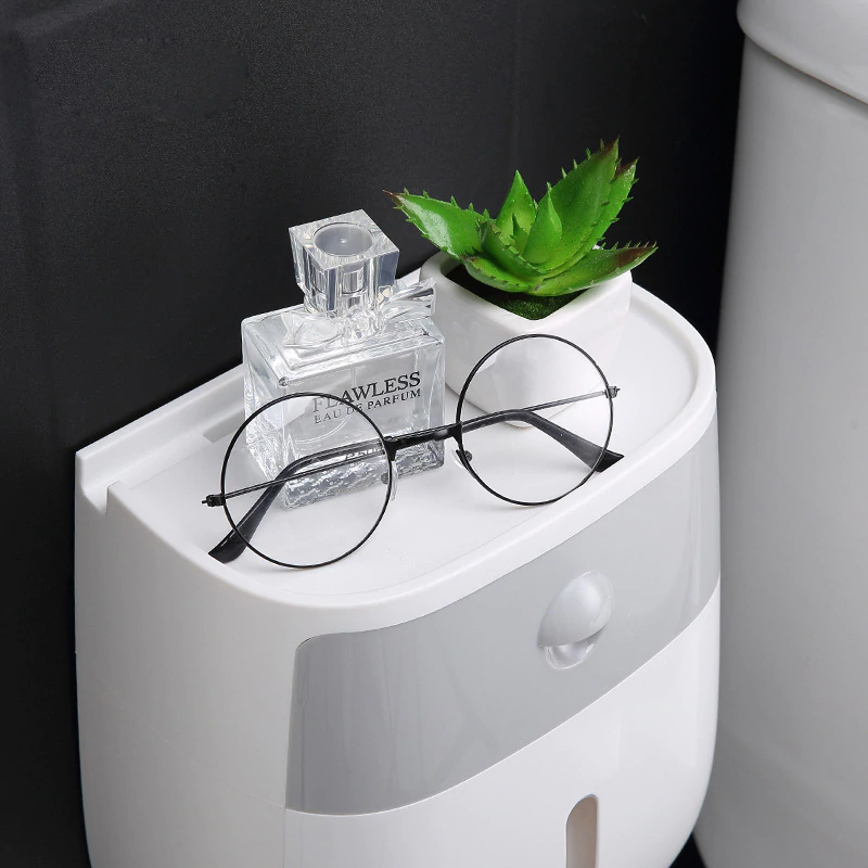 Waterdichte toiletrolhouder voor wandmontage