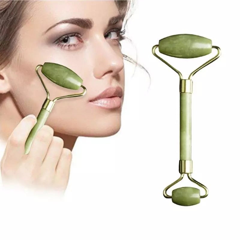 Dubbelkoppige Jade Gezichtroller